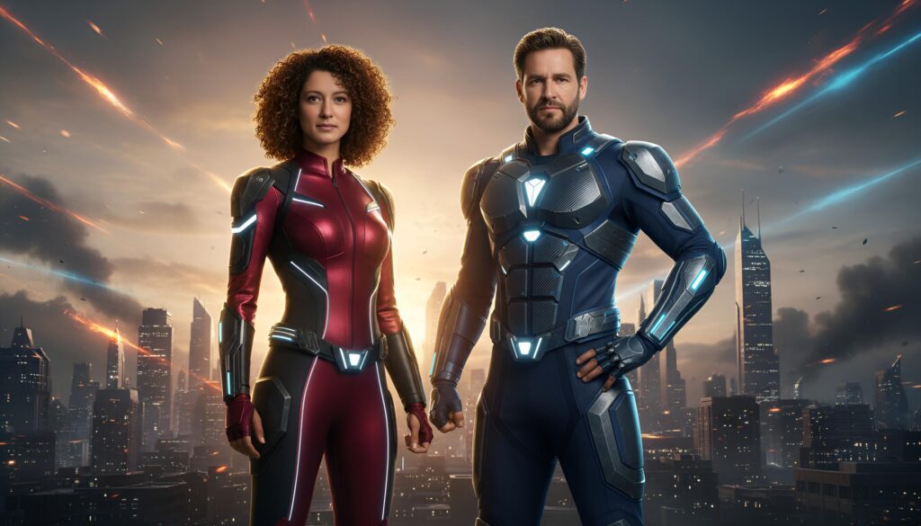 AI photo booth images used for a corporate marketing activation in Loveland, Colorado