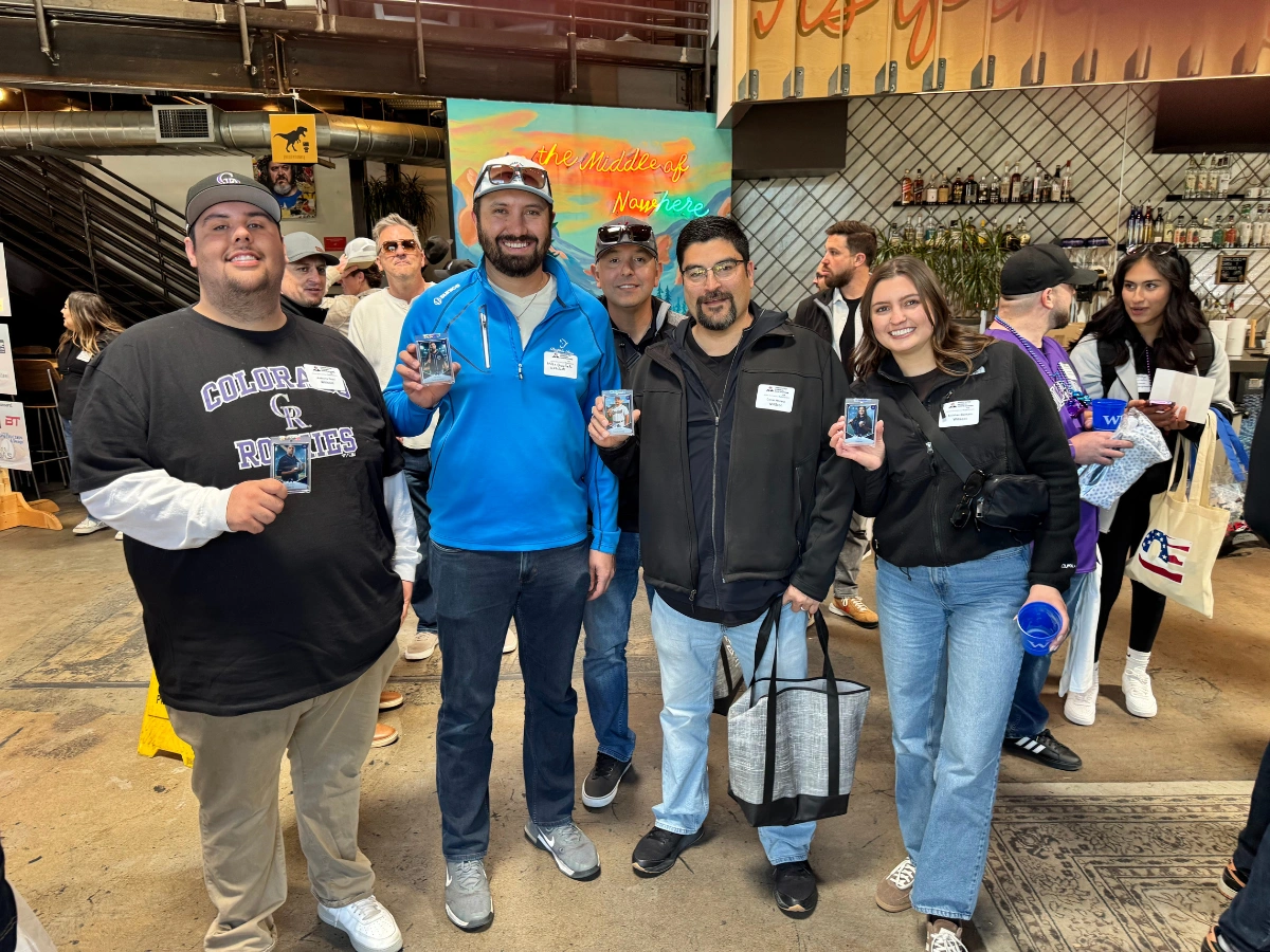 Denver Trading Card Photo Booth | AGC Rockies Opening Day Tailgate Case Study
