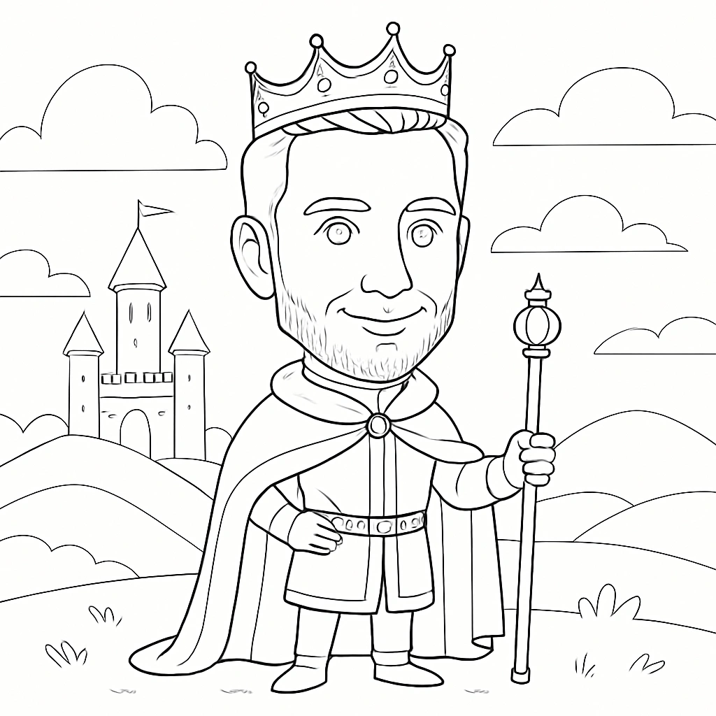 Single guest custom theme sketch from Draw ME Bot