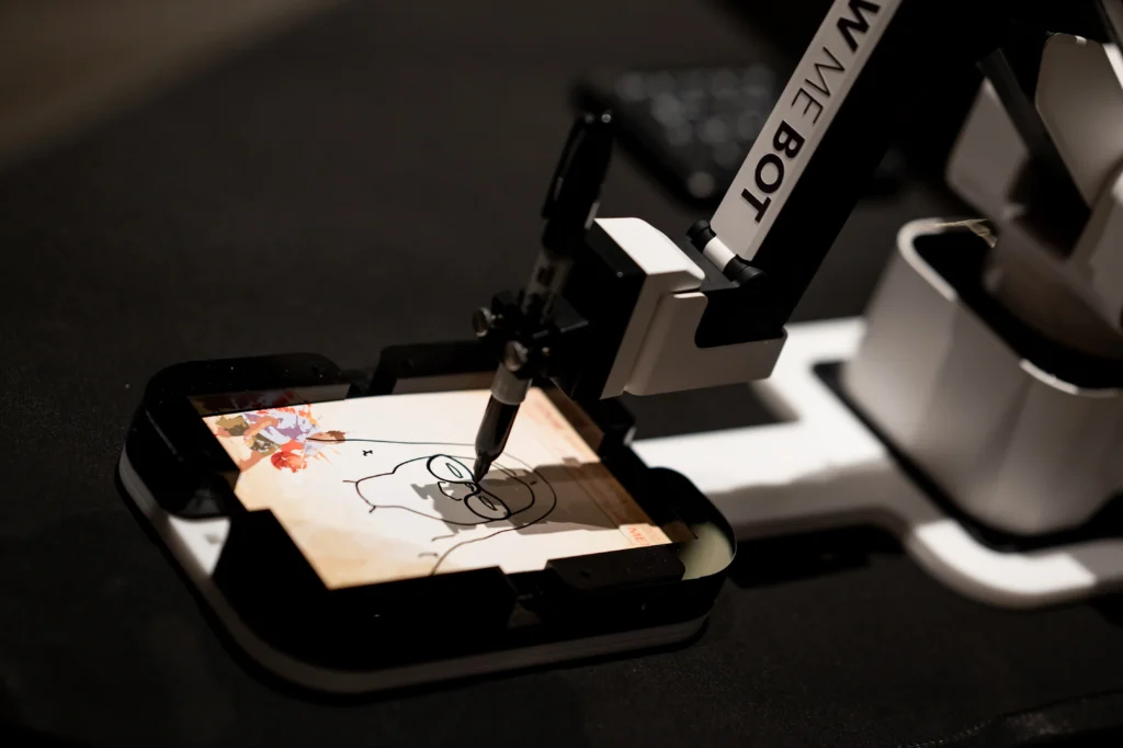 Draw ME Bot fast AI sketch rendering for live event guests