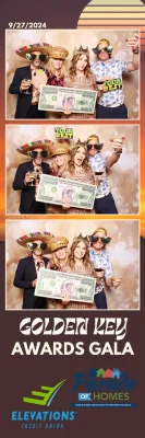 Photo booth rental with customizable template for Weddings and Events