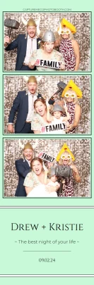 Photo booth rental with customizable template for Weddings and Events