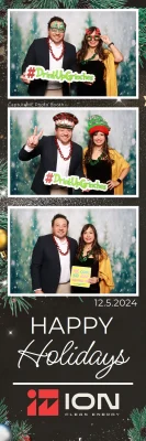 Corporate event with branded photo booth prints | Denver, CO