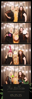 Photo booth rental with customizable template for Weddings and Events