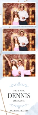 Photo Strip Print out from a photo booth session in Windsor, CO